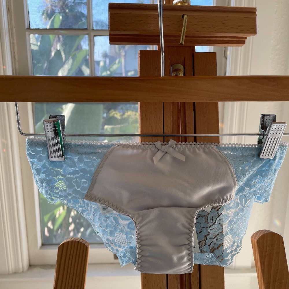NWT - Gilly Hicks Hollister Women’s Soft Cheeky Underwear Satin Lace XS